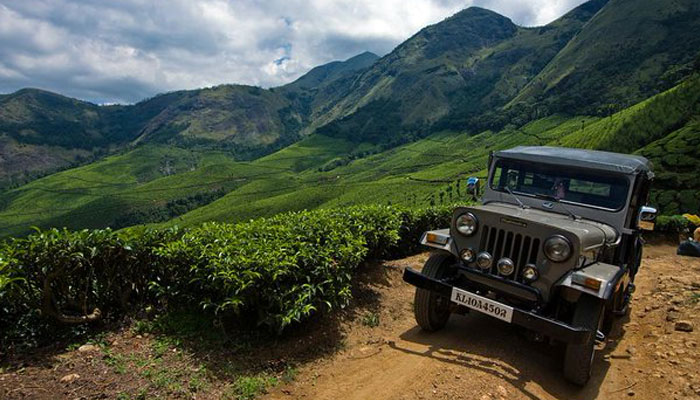 Kolukkumalai Jeep safari